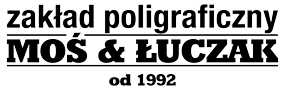 zakład poligraficzny MOŚ & ŁUCZAK od 1992 logo